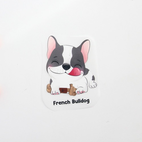 Clothing Heat Transfer Paper Gray French Bulldog (F467)