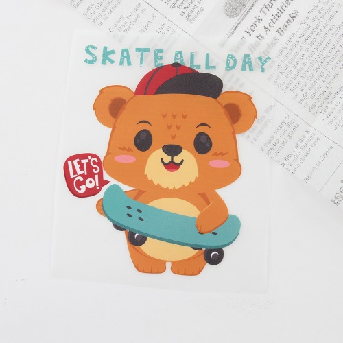 3D Thermal Warrior Paper) Skate All Day Bear (97246)