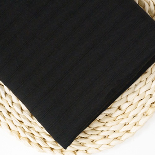 Medium Width Cotton Polyester Mixed Spandex Jacquard Black Shadow Line (8205584)