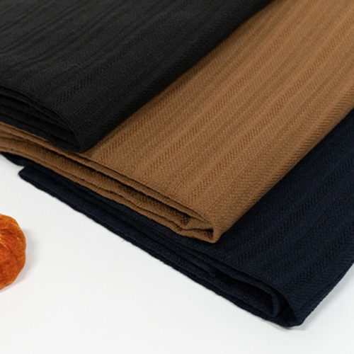 Medium Width Cotton Polyester Mixed Spandex Jacquard Stripe Mood 3 Colors (8205580)