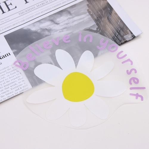 Color thermal transfer paper purple English daisy Z1547
