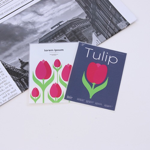 Colorful Heat Transfer Paper Tulip 2color Z1554