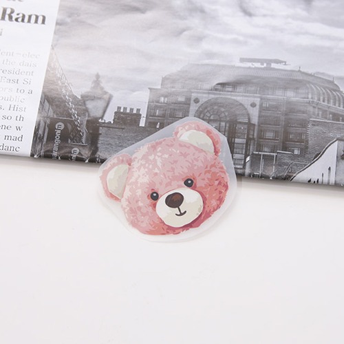Color Heat Transfer Paper Pink Bear Small Z1570