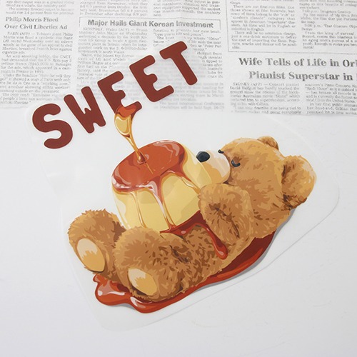 Color Heat Transfer Paper Sweet Bear Z1592