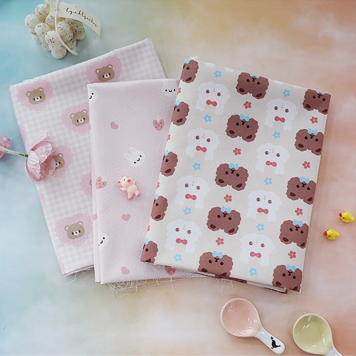 DTP cotton 20 soft hare and bear (d0288)