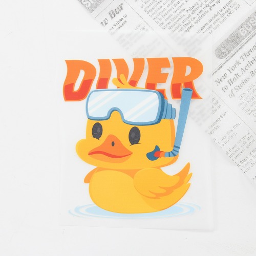 3D Thermal Transfer Site) Diver Ducks (97269)