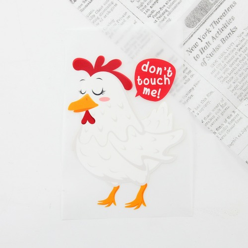 3D Thermal Warrior Paper) Don&#039;t Touch Me White Chicken (97264).