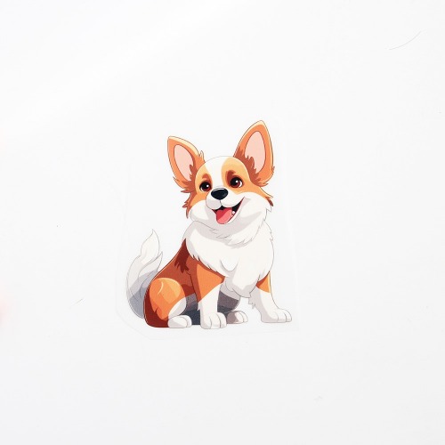 3D heat transfer paper) Welsh Corgi Orange Puppy- No. 221 (97221)
