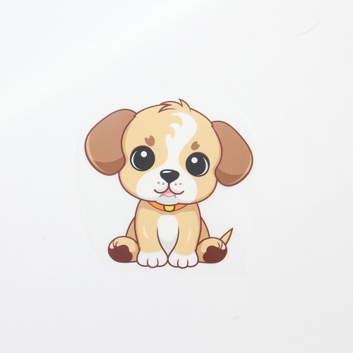 3D Thermal Transfer Paper) Brown Heart Dog No. 222 (97222)