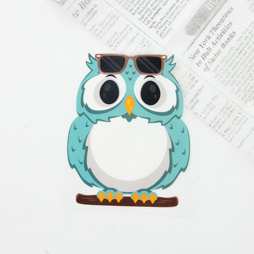 3D Thermal Transfer Paper) Sunglasses Mint Owl-No. 239 (97239)