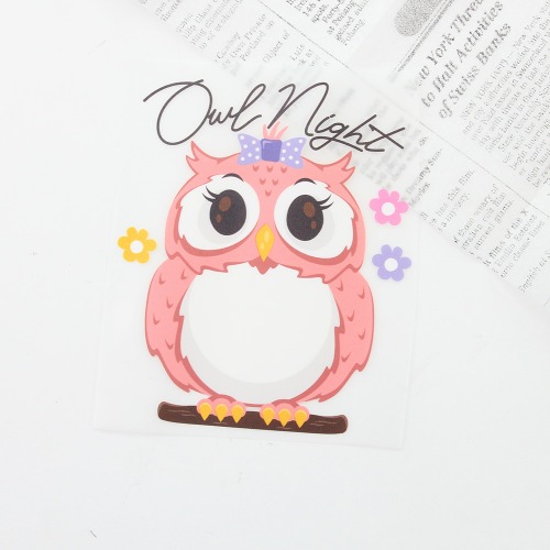 3D Thermal Transfer Paper) Night Pink Owl-238 (97238)