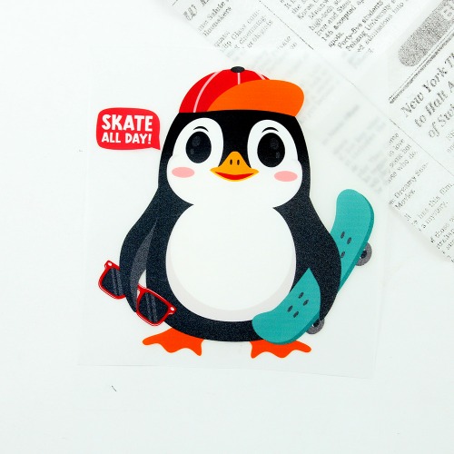 3D Thermal Warrior) Penguin with Skates (97258)