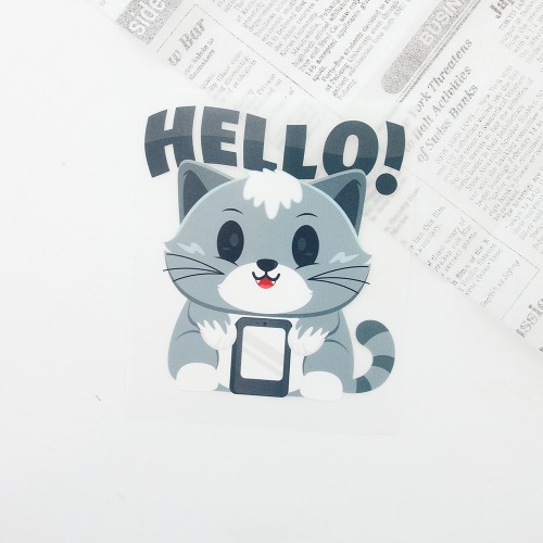 3D Thermal Transfer Paper) Blue Gray Cat-213 (97213)