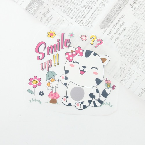 3D heat transfer paper) Smile-up Cat No. 218 (97218)